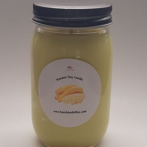 16oz Banana Soy Candle